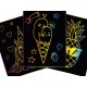 Moxy Σπιράλ Τετράδιο Magical Scratch 20 σελίδες A4 Rainbow
