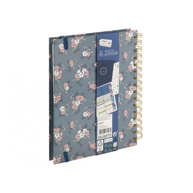 Moxy Ατζέντα 18 Μηνών 2025-2026 Λουλούδια