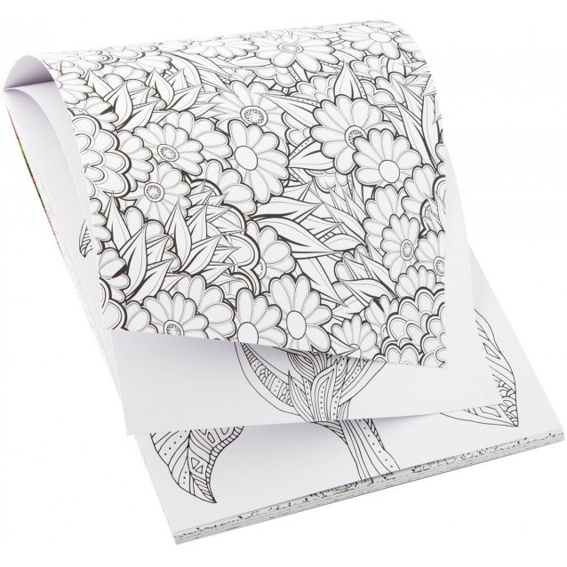 Craft ID Βιβλίο Ζωγραφικής 20 Σχέδια Α4 250gr Florals