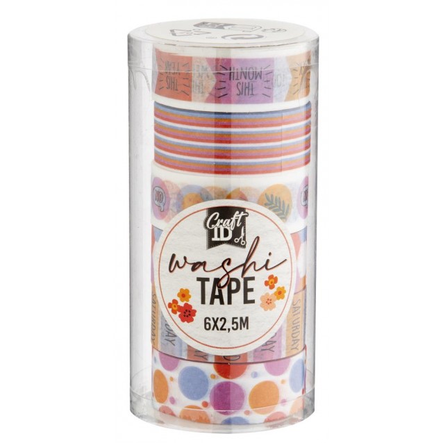 Craft ID 6 Διακοσμητικές Αυτοκόλλητες Ταινίες 2,5m