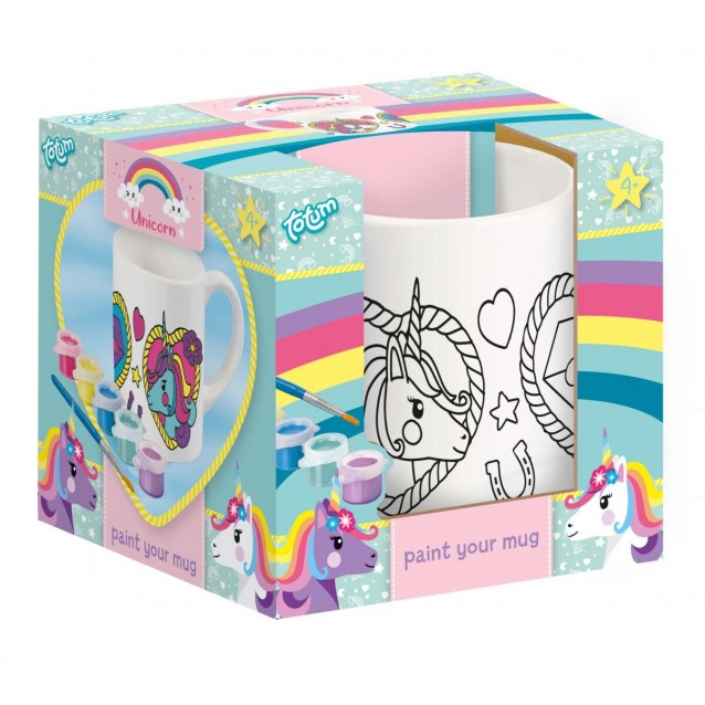 Totum Ζωγραφίστε τη Δική σας Κούπα Μονόκερος