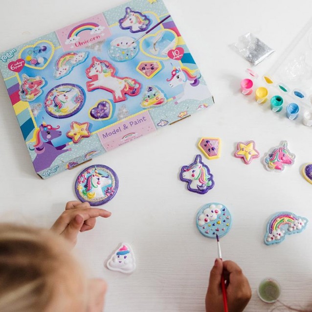 Totum Σετ Κατασκευής Μονόκερων με Καλούπια & Χρώματα