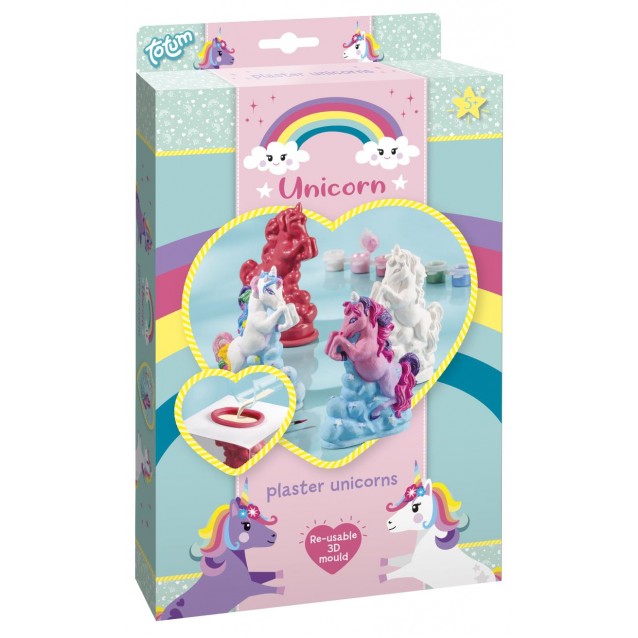 Totum Σετ Κατασκευής Πήλινου Μονόκερου με Καλούπι