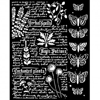 Stamperia Χονδρό Στένσιλ 0,5mm 20x25cm Fortune Botanic
