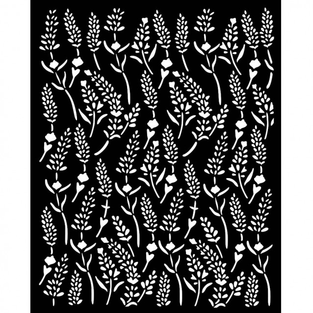 Stamperia Χονδρό Στένσιλ 0,5mm 20x25cm Lavender Pattern