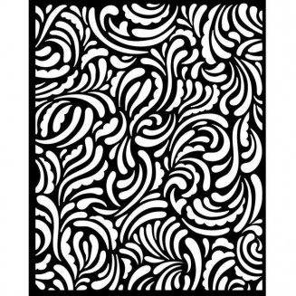 Stamperia Χονδρό Στένσιλ 0,5mm 20x25cm Songs of the Sea texture