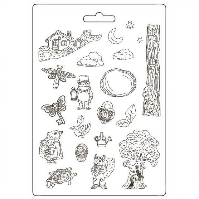 Stamperia Φόρμα Πηλού A4 Hidden Grove