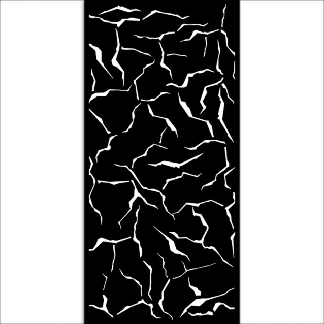 Stamperia Χονδρό Στένσιλ 0,5mm 12X25cm Golden Harmony Crackle