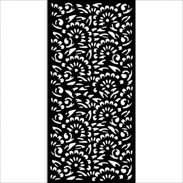 Stamperia Χονδρό Στένσιλ 0,5mm 12X25cm Art of Travelling Stripes