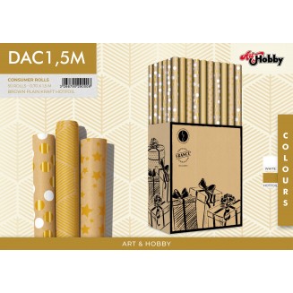 Χαρτί Περιτυλίγματος 70x150cm Dac Hotfoil