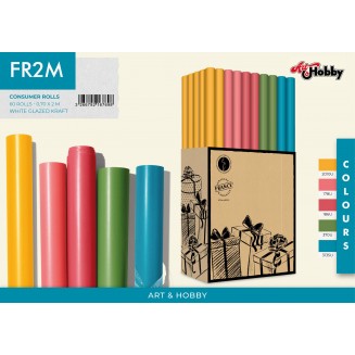 Χαρτί Περιτυλίγματος 70x200cm Fraicheur Μονόχρωμο