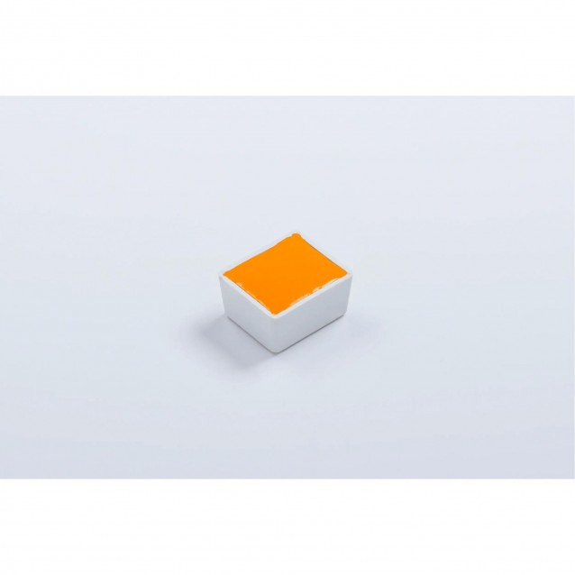 Blockx Extra Fine Half Pan Ακουαρέλας 312 Cadmium Yellow Orange Series 3