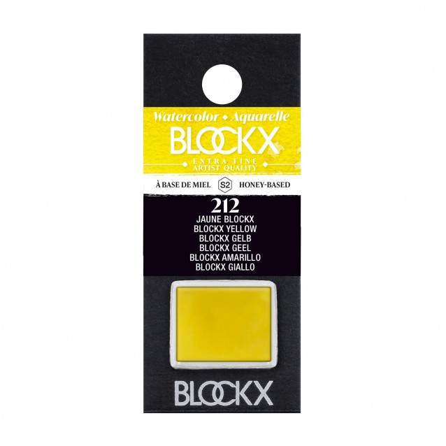 Blockx Extra Fine Half Pan Ακουαρέλας 212 Blockx Yellow Series 2