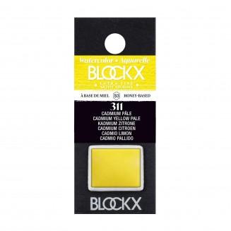 Blockx Extra Fine Half Pan Ακουαρέλας 311 Cadmium Yellow Pale Series 3