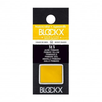 Blockx Extra Fine Half Pan Ακουαρέλας 313 Primary Yellow Series 3