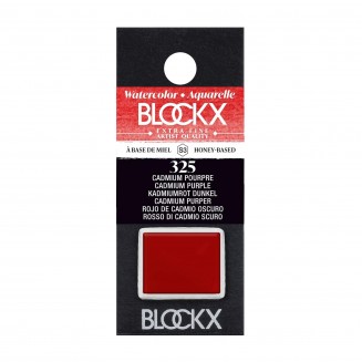 Blockx Extra Fine Half Pan Ακουαρέλας 325 Cadmium Purple Series 3