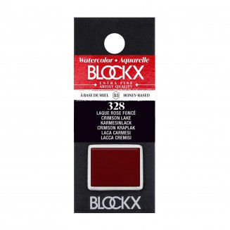 Blockx Extra Fine Half Pan Ακουαρέλας 328 Crimson Lake Series 3