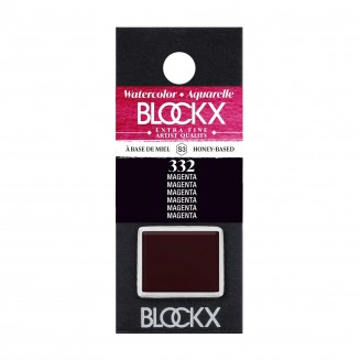 Blockx Extra Fine Half Pan Ακουαρέλας 332 Magenta Series 3