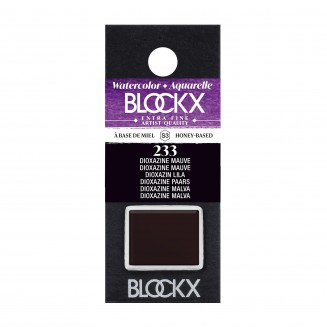 Blockx Extra Fine Half Pan Ακουαρέλας 233 Dioxazine Mauve Series 3