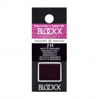 Blockx Extra Fine Half Pan Ακουαρέλας 235 Manganese Violet Series 3