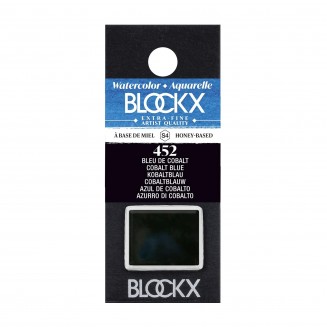 Blockx Extra Fine Half Pan Ακουαρέλας 452 Cobalt Blue Series 4