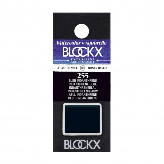 Blockx Extra Fine Half Pan Ακουαρέλας 255 Indanthrene Blue Series 3
