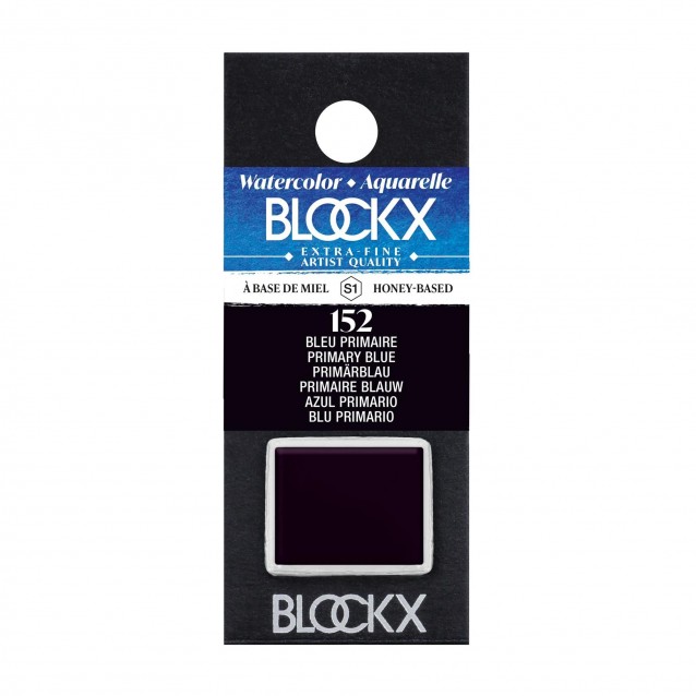 Blockx Extra Fine Half Pan Ακουαρέλας 152 Primary Blue Series 1