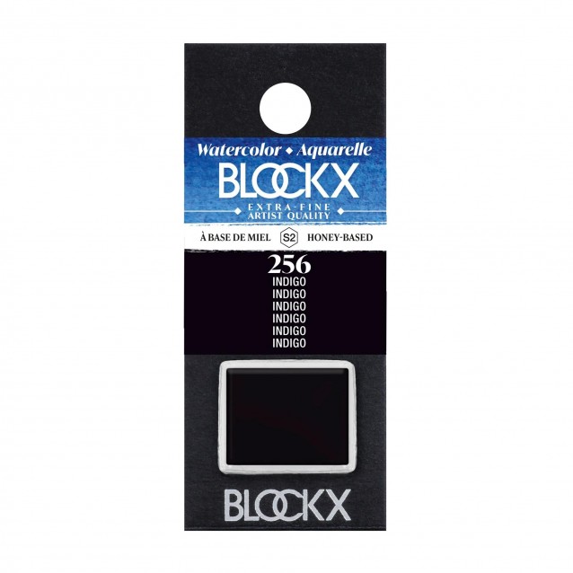 Blockx Extra Fine Half Pan Ακουαρέλας 256 Indigo Series 2
