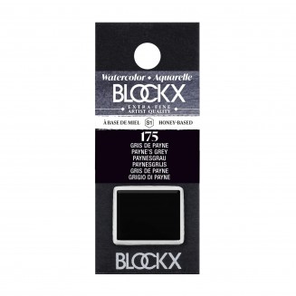 Blockx Extra Fine Half Pan Ακουαρέλας 175 Paynes Grey Series 1