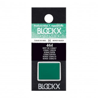 Blockx Extra Fine Half Pan Ακουαρέλας 461 Cobalt Green Series 4