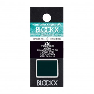 Blockx Extra Fine Half Pan Ακουαρέλας 261 Viridian Series 4