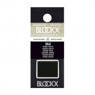 Blockx Extra Fine Half Pan Ακουαρέλας 161 Green Earth Series 1