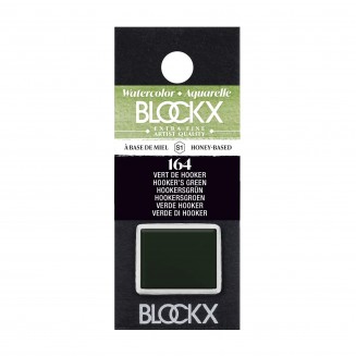 Blockx Extra Fine Half Pan Ακουαρέλας 164 Hookers Green Series 1