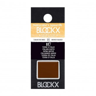 Blockx Extra Fine Half Pan Ακουαρέλας 117 Italian Earth Series 1