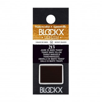 Blockx Extra Fine Half Pan Ακουαρέλας 213 Transparent Mars Yellow Series 2