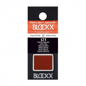 Blockx Extra Fine Half Pan Ακουαρέλας 123 Light Red Series 1