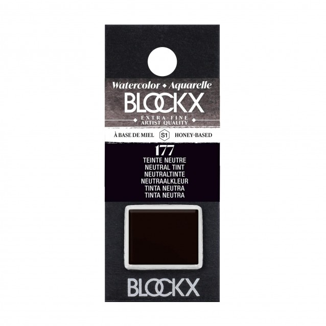 Blockx Extra Fine Half Pan Ακουαρέλας 177 Neutral Tint Series 1
