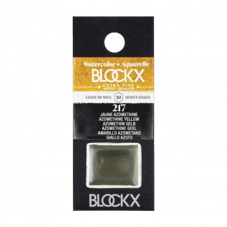 Blockx Extra Fine Half Pan Ακουαρέλας 217 Azome Yellow Series 2