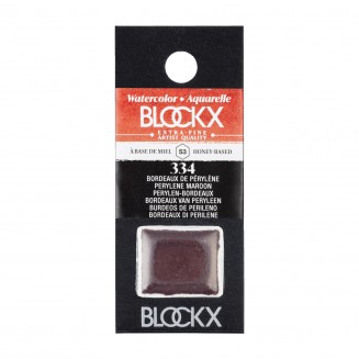 Blockx Extra Fine Half Pan Ακουαρέλας 334 Burgundy Series 3