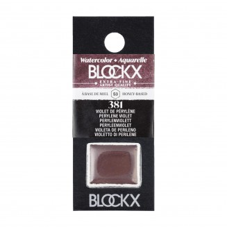 Blockx Extra Fine Half Pan Ακουαρέλας 381 Pery Violet Series 3