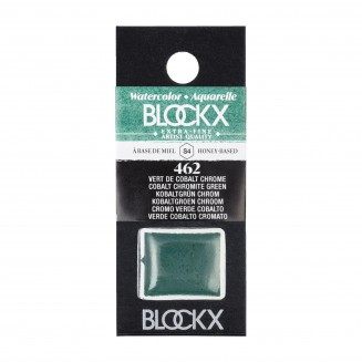 Blockx Extra Fine Half Pan Ακουαρέλας 462 Cobalt Chromite Green Series 4