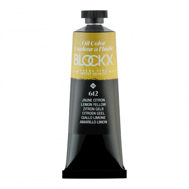 Blockx 35ml Extra-Fine Oil 612 Lemon Yellow Series 6