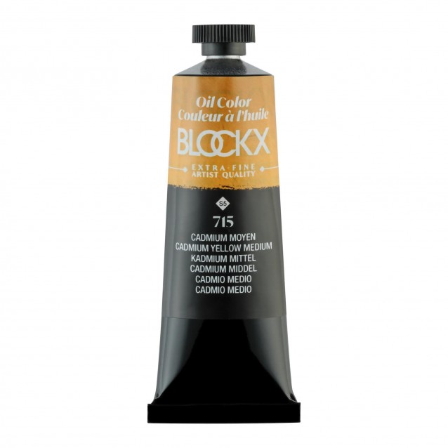 Blockx 35ml Extra-Fine Oil 715 Cadmium Yellow Medium Series 5
