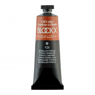 Blockx 35ml Extra-Fine Oil 521 Pyrrolo Vermilion Series 4