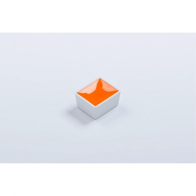 Blockx Extra Fine Half Pan Ακουαρέλας 218 Permanent Orange Series 3