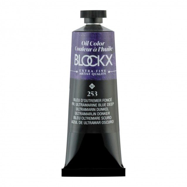 Blockx 35ml Extra-Fine Oil 253 Ultramarine Blue Deep Series 2