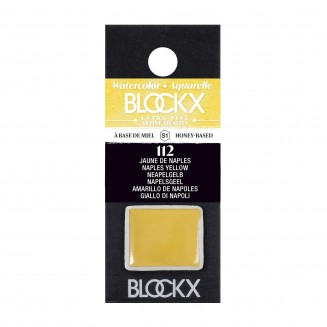 Blockx Extra Fine Half Pan Ακουαρέλας 112 Naples Yellow Series 1
