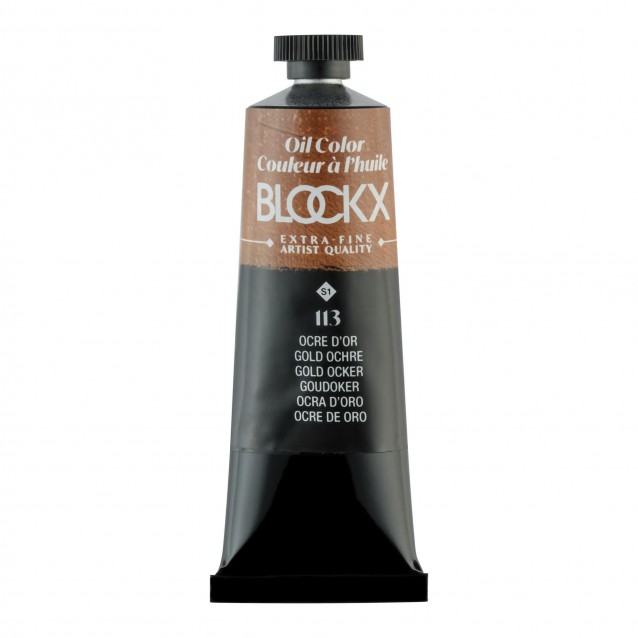 Blockx 35ml Extra-Fine Oil 113 Golden Ochre Series 1