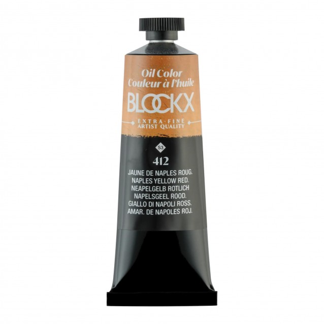 Blockx 35ml Extra-Fine Oil 412 Naples Yellow Reddish Series 3