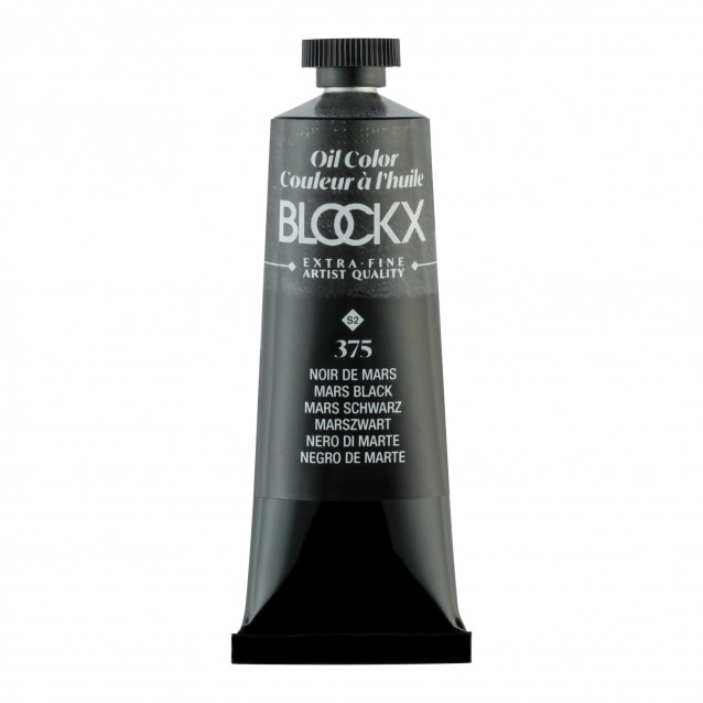 Blockx 35ml Extra-Fine Oil 375 Mars Black Series 1